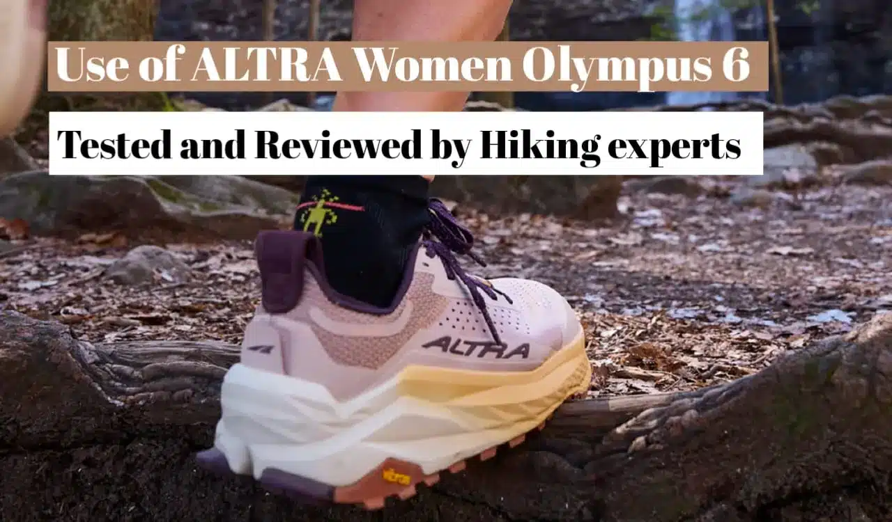 Use of ALTRA Women Olympus 6