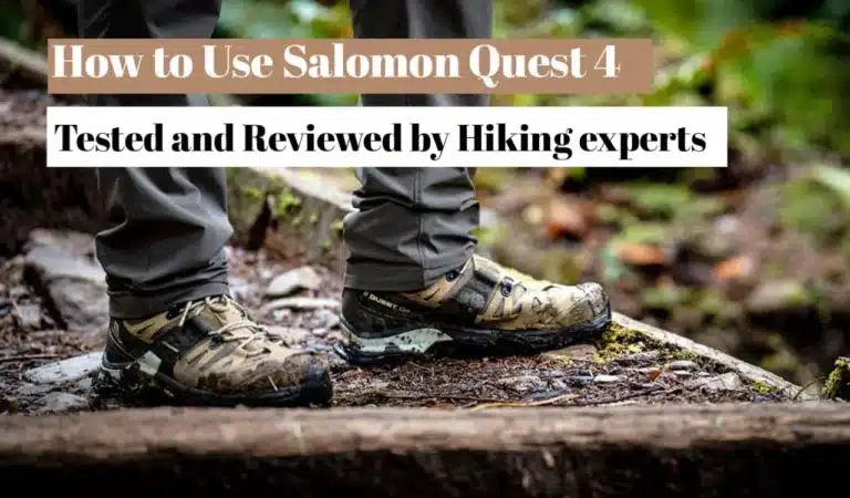 How to Use Salomon Quest 4