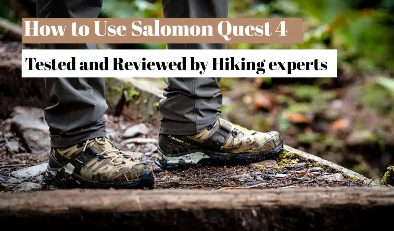 How to Use Salomon Quest 4